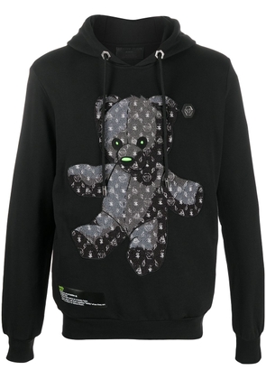 Philipp Plein Teddy Bear hoodie - Black