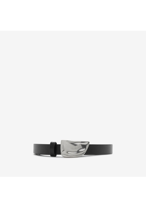 Burberry Thin Leather Shield Belt