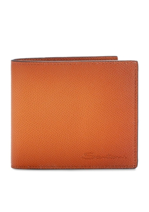 Santoni Leather Ombré Bifold Wallet