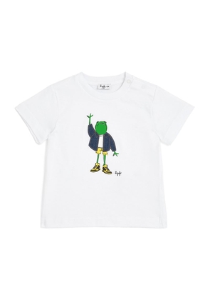 Il Gufo Cotton Frog Print T-Shirt (6-36 Months)