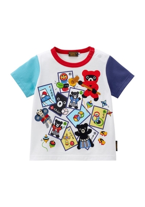 Miki House Bear Appliqué T-Shirt (2-7 Years)