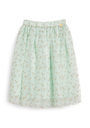 Lanvin Enfant Tulle Floral Print Skirt (4-14 Years)