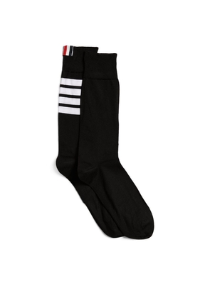 Thom Browne 4-Bar Mid-Calf Socks