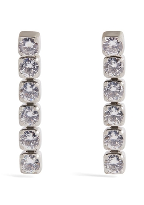 Jil Sander Crystal-Embellished Drop Earrings