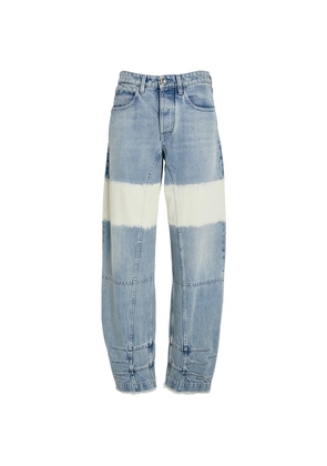 Jil Sander Contrast-Detail Straight Jeans