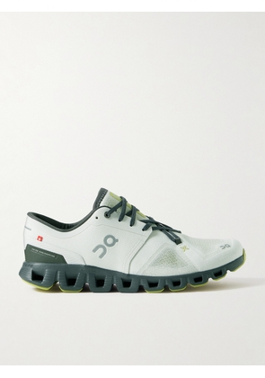 ON - Cloud X3 Rubber-Trimmed Mesh Running Sneakers - Men - Neutrals - US 7