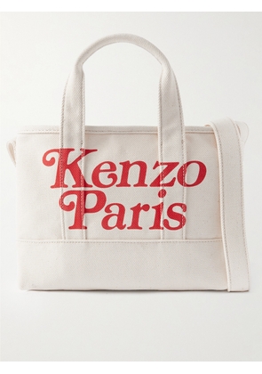 KENZO - Logo-Print Canvas Tote - Men - White