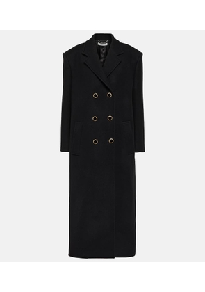Alessandra Rich Double-breasted virgin wool coat