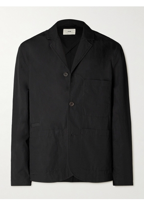 Folk - Unstructured Garment-Dyed Cotton Blazer - Men - Black - 2