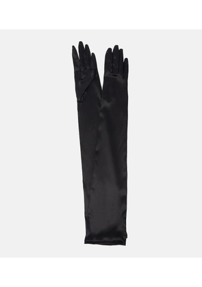 Dolce&Gabbana Kim long satin gloves