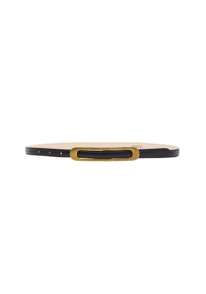 Leyden Leather Belt - Black - 90 cm - Moda Operandi