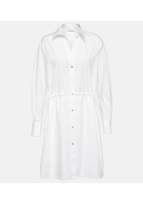 Vince Ruched cotton shirtdress