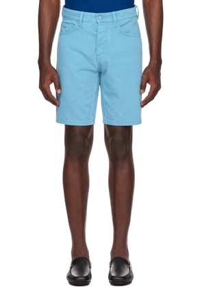 BOSS Blue Relaxed-Fit Denim Shorts