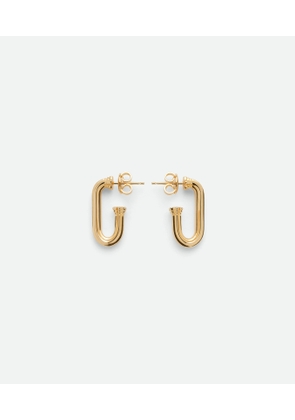 Bottega Veneta Pillar Hoop Earrings - Gold - Woman -