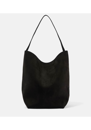 The Row N/S Park Large suede tote bag