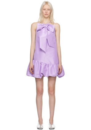 Kika Vargas SSENSE Exclusive Purple Suzi Minidress