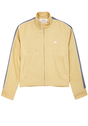 Wales Bonner Addis Striped Cotton-blend Harrington Jacket - Yellow - 46 (IT46 / S)