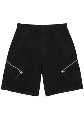 Jacquemus Le Short Marrone Cotton-canvas Shorts - Black - 48 (IT48 / M)