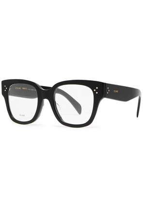 Celine Square-frame Optical Glasses - Black