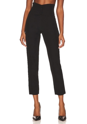 Bardot Corset Pant in Black. Size 10, 12, 4, 6, 8.