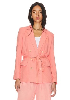 Free People Olivia Blazer in Pink. Size S.