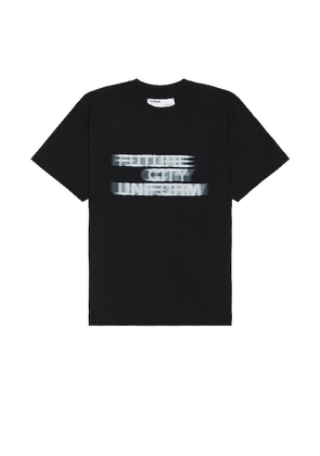 C2H4 Future City Uniform T-shirt in Black. Size M, S.