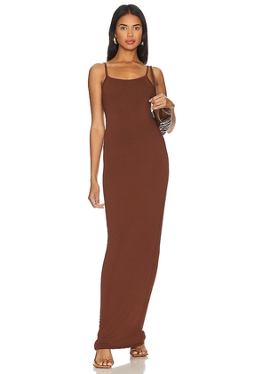 AFRM X Revolve Essential Ashlyn Maxi Dress in Tan. Size 3X, XL.