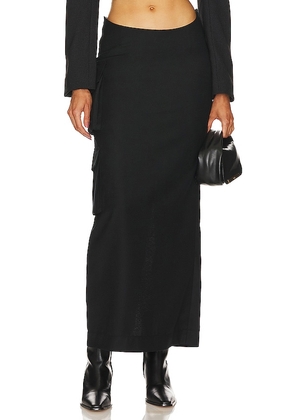 Aya Muse Stok Skirt in Black. Size S, XS, XXS.