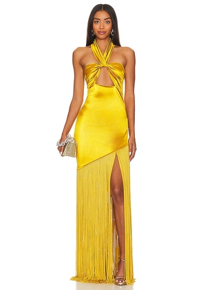 Bronx and Banco Bali Gown in Yellow. Size M.