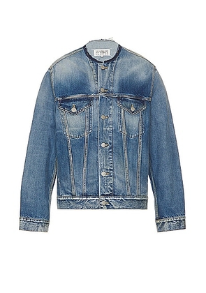 Maison Margiela Sports Jacket in L's Wash - Blue. Size 52 (also in ).