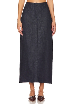 BUCI Maxi Skirt in Blue. Size M, S, XS.