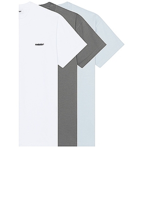 Ambush 3 Pack T-shirt in Multi - White. Size L (also in M, S, XL/1X).