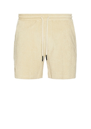 OAS Terry Shorts in Beige - Brown. Size L (also in M, XL/1X).