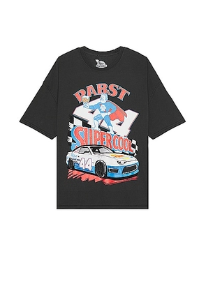 Philcos Pabst Supercool Racing Oversized Tee in Black Pigment - Black. Size M (also in L, S, XL/1X, XXL/2X).
