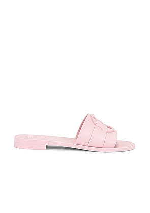 Moncler Mon Slide in Pink - Pink. Size 36 (also in 37, 38, 39, 41).