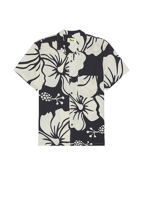 Duvin Design Trouble In Paradise Shirt in Black. Size L, S.