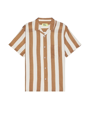 Duvin Design Traveler Shirt in Brown. Size L, S.
