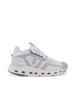 On Cloudnova Void Sneaker in Grey. Size 6.5.