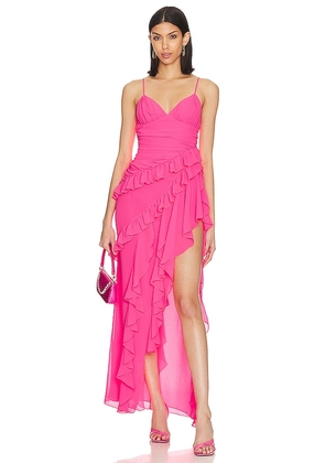 NBD Mela Gown in Pink. Size L, S, XL, XS.