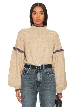 Joie Shiloh Sweater in Beige. Size L, XS, XXS.