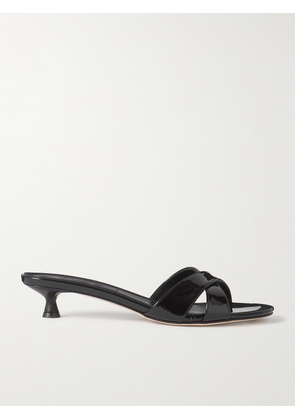 aeyde - Stina Patent-leather Sandals - Black - IT35,IT35.5,IT36,IT36.5,IT37,IT37.5,IT38,IT38.5,IT39,IT39.5,IT40,IT40.5,IT41,IT41.5,IT42