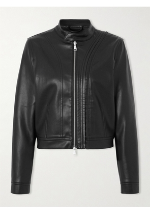 Y/Project - Faux Leather Cropped Biker Jacket - Black - x small,small,medium,large,x large