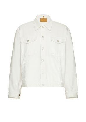 Jeanerica Flo Jacket in White. Size 48, 52, 54.
