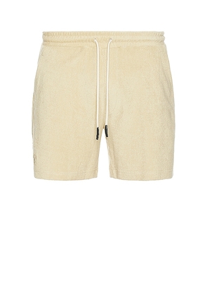 OAS Terry Shorts in Brown. Size M, XL/1X.