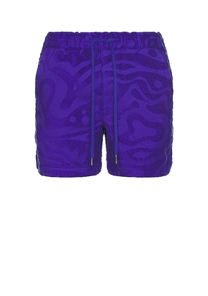 OAS Rapture Terry Shorts in Purple. Size L, S, XL/1X.