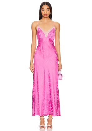 LoveShackFancy Manuela Dress in Pink. Size L, M, XL, XS, XXS.