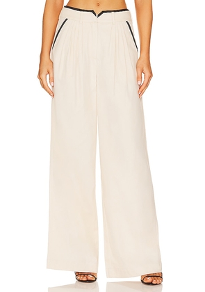 SOVERE Express Pant in Cream. Size L, S, XL, XS.