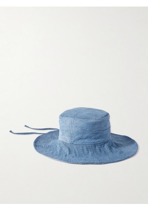 RE/DONE - + Net Sustain + Pamela Anderson Denim Bucket Hat - Blue - One size