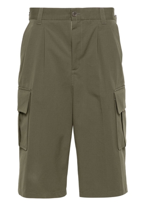 Gucci panelled ripstop cargo shorts - Green
