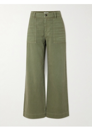 RE/DONE - Baker High-rise Wide-leg Jeans - Green - 23,24,25,26,27,28,29,30